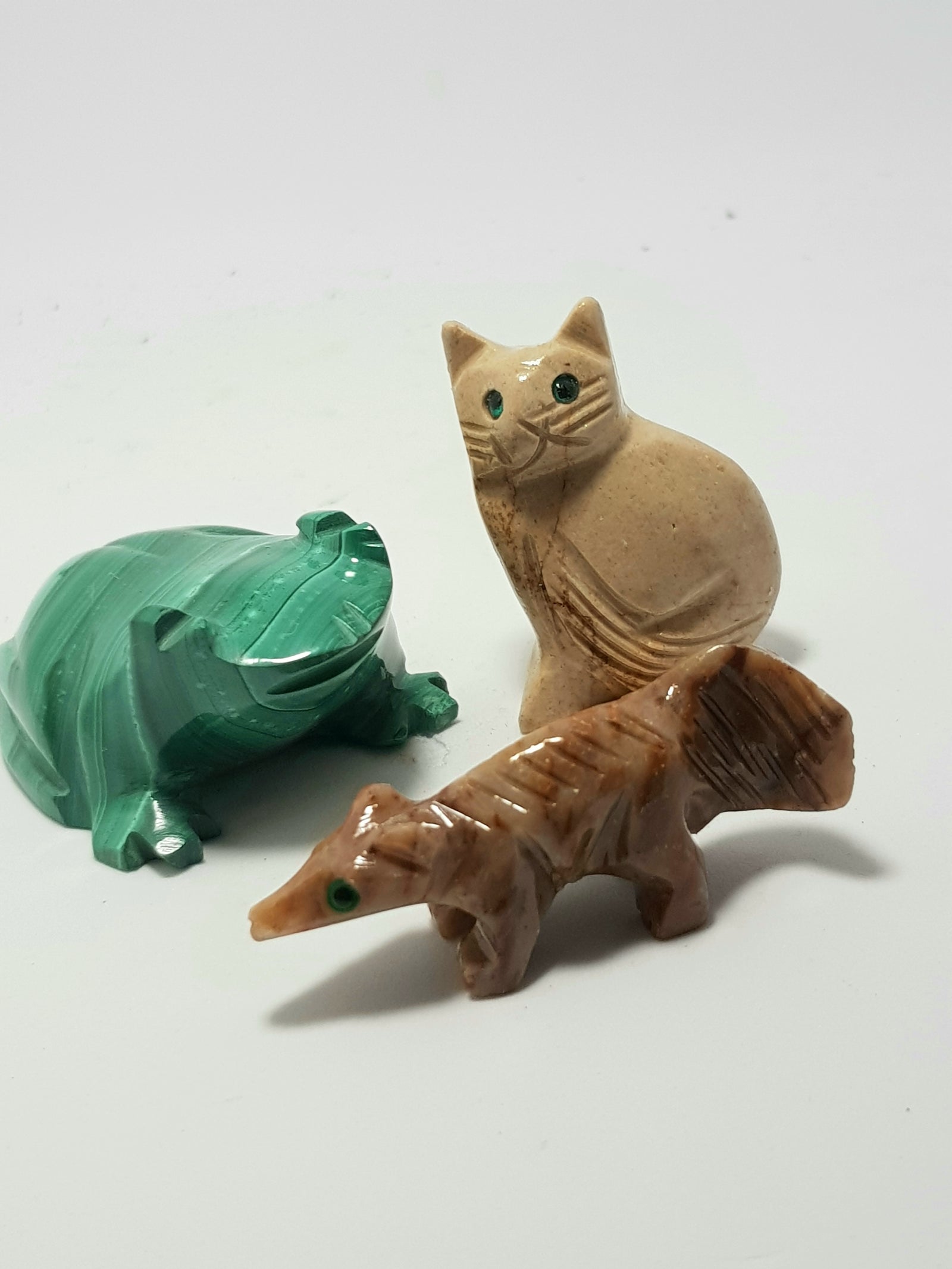 Carved animals