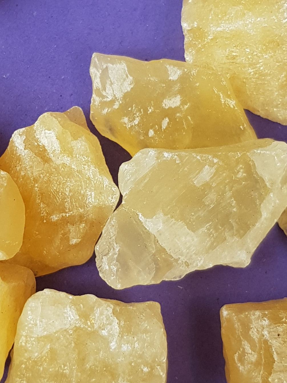 Raw orange calcite - The Science of Magic 