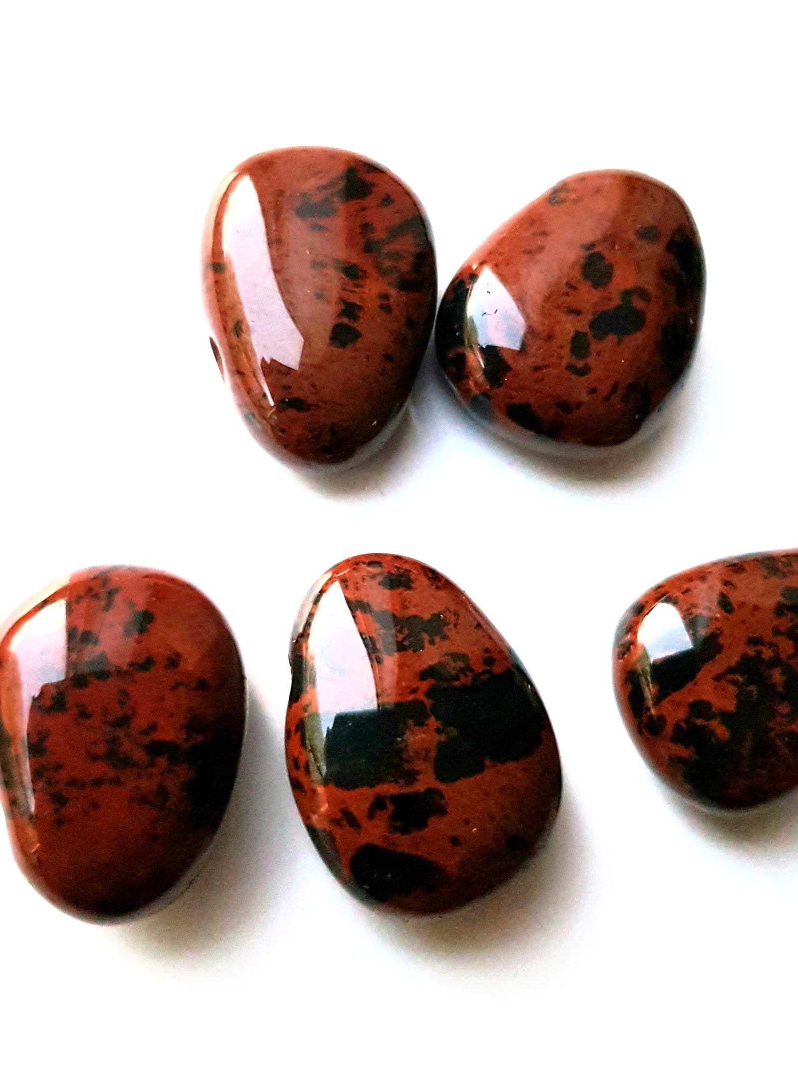 Mahogany Obsidian drilled stone - The Science of Magic 