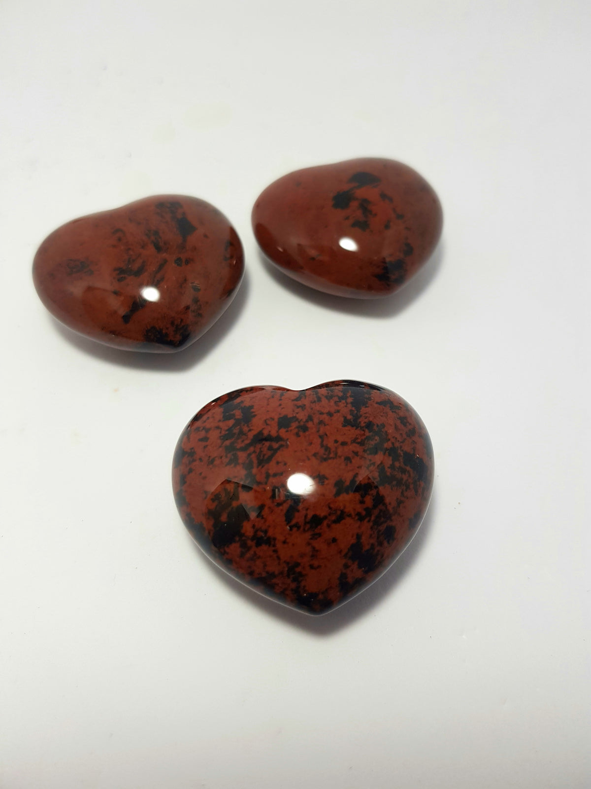 Mahogany obsidian heart