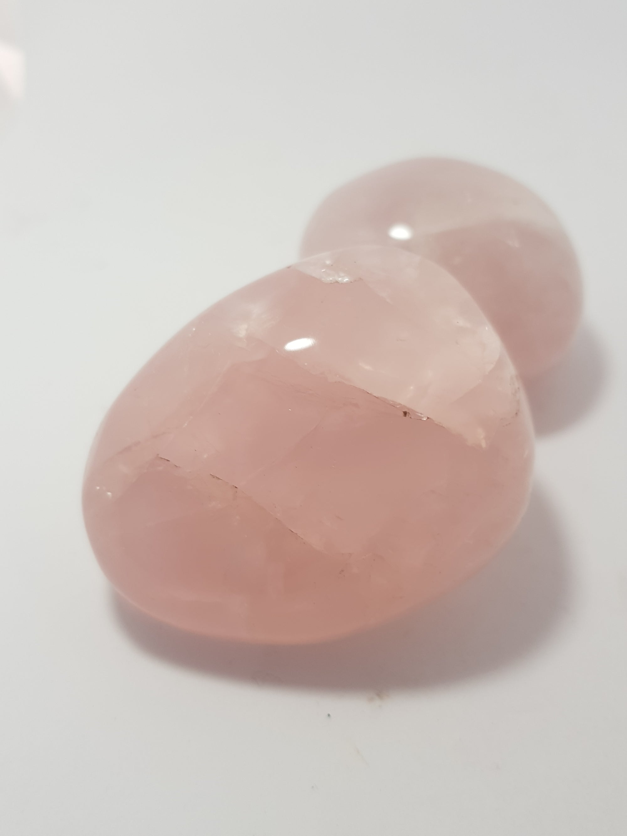 Rose quartz pebble