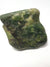 Semi polished green jade freeform