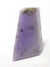 Lavender jadeite (Burma). A small angular freeform of jadeite. The sample is a deep lavender purple, with a few brown inclusions. 