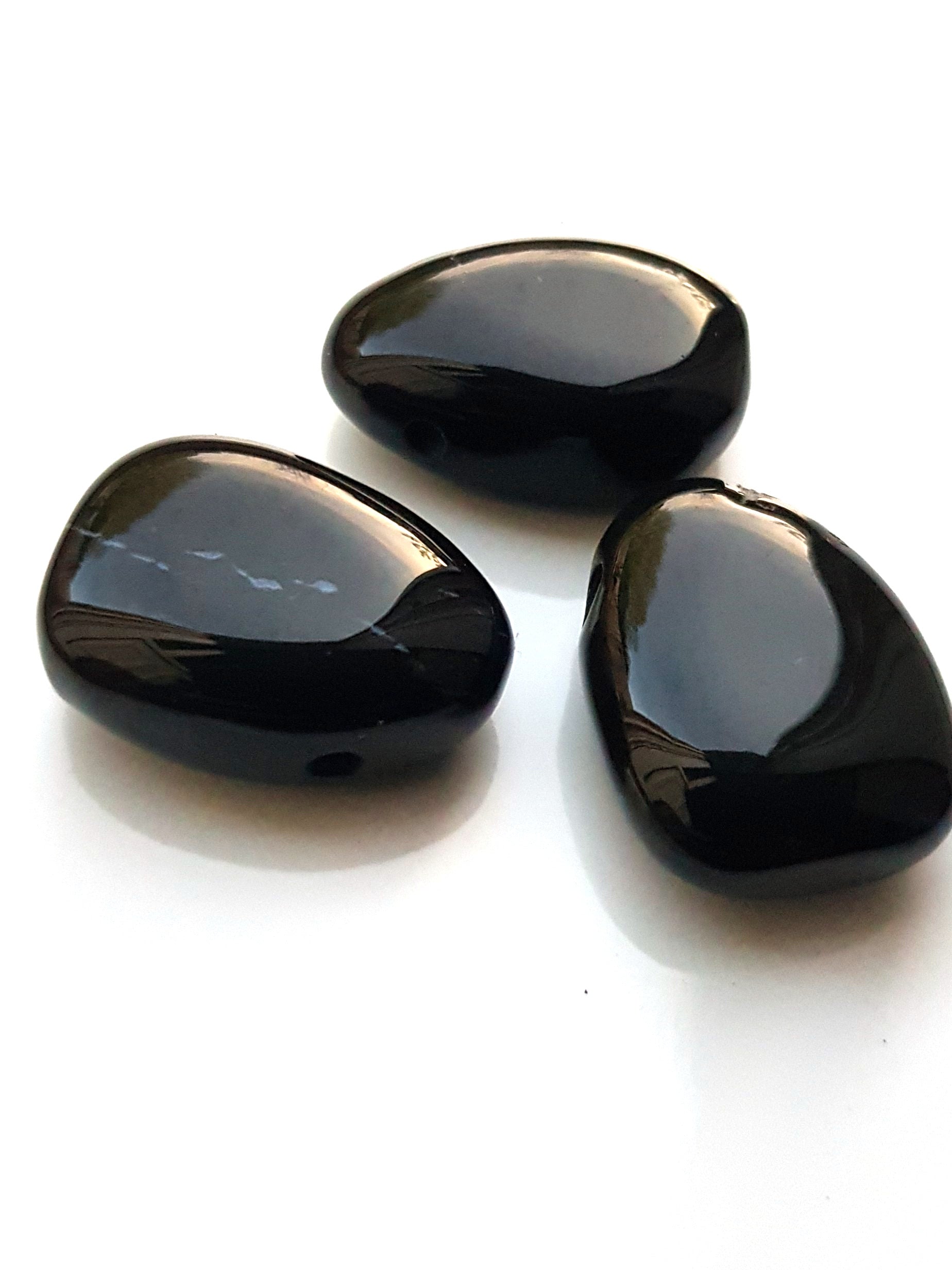 Obsidian drilled stone - The Science of Magic 