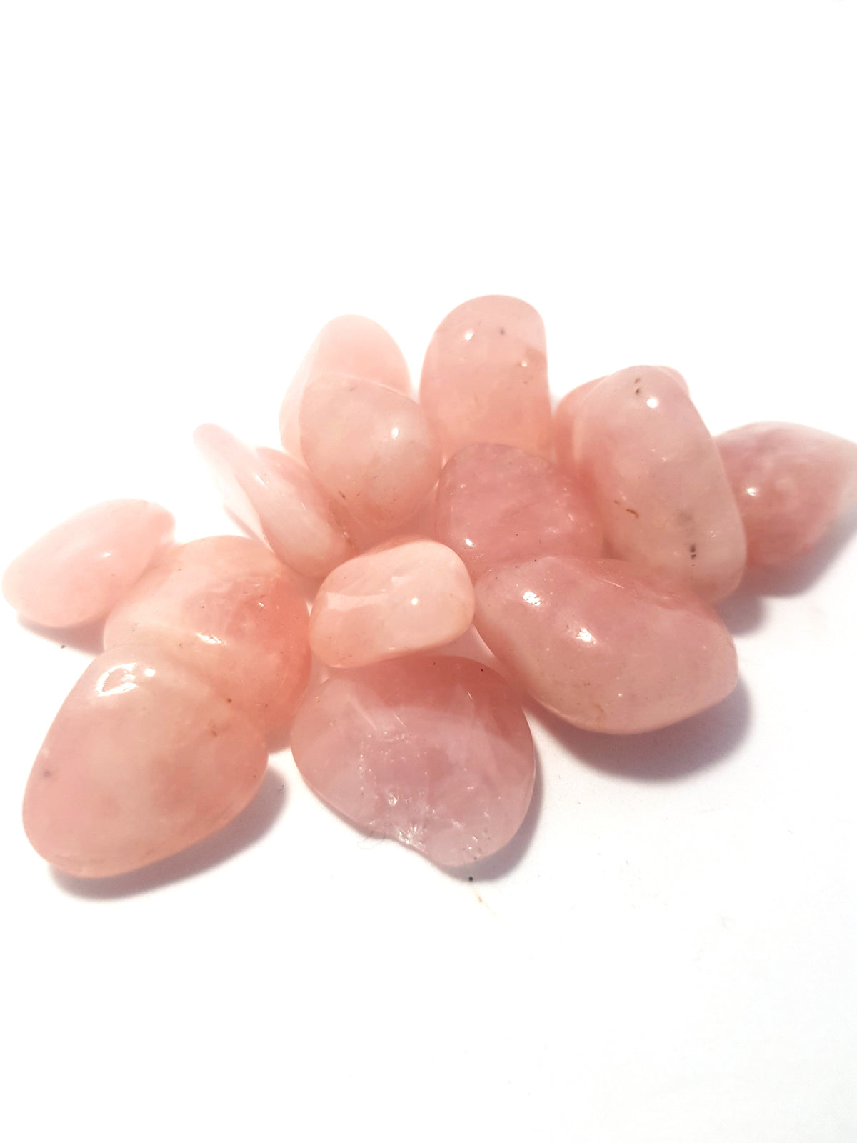 Rose quartz tumblestone